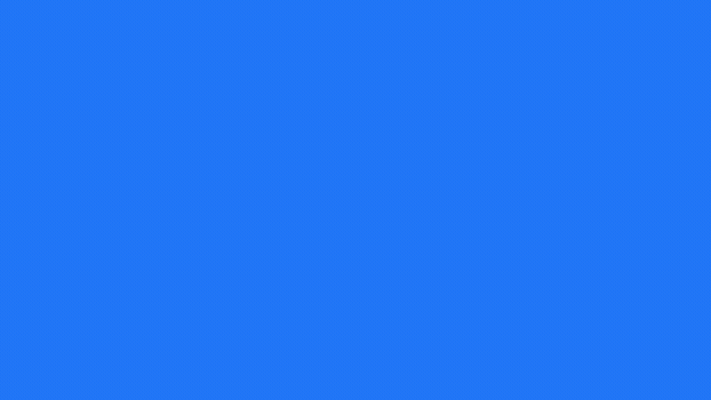 The Prime Video logo drawing on, centred on a full Prime Blue frame
