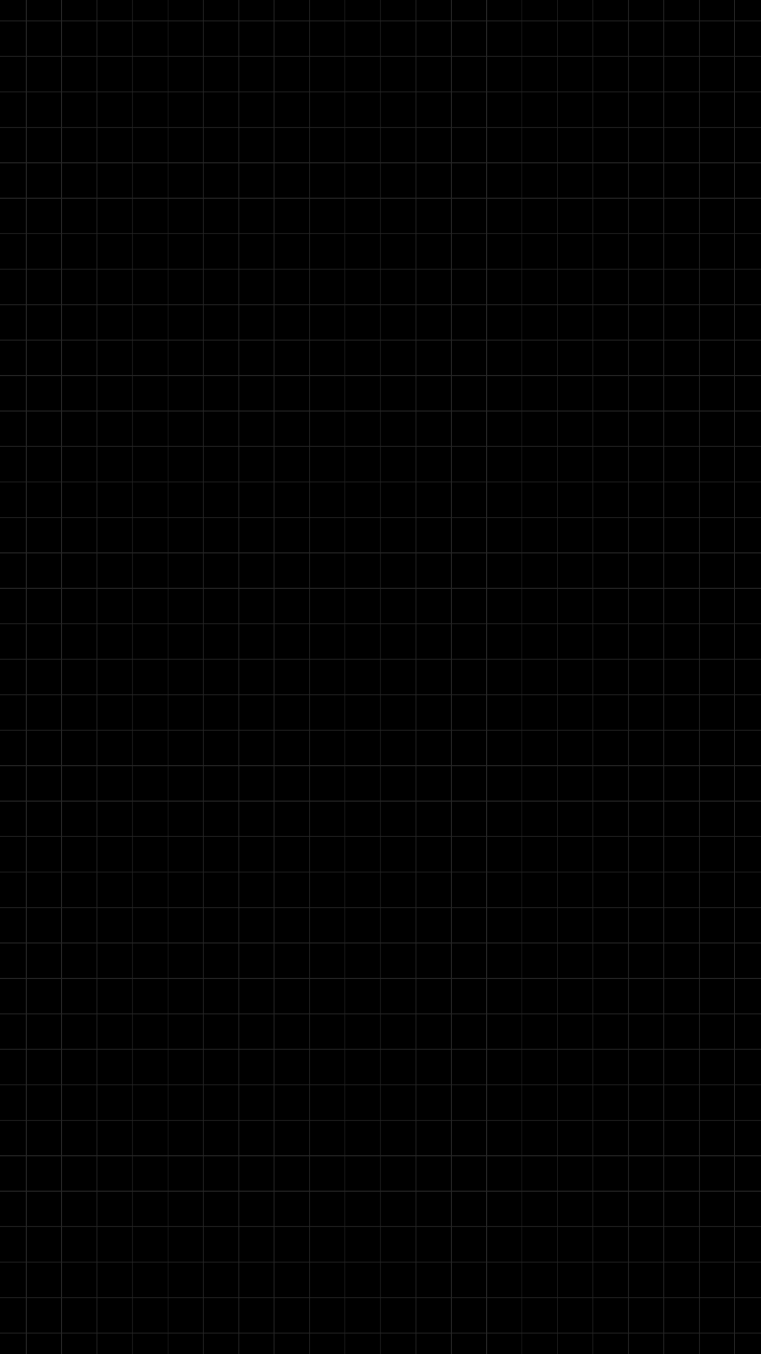 1080 × 1920 grid backdrop — a fine grey grid
                            on black