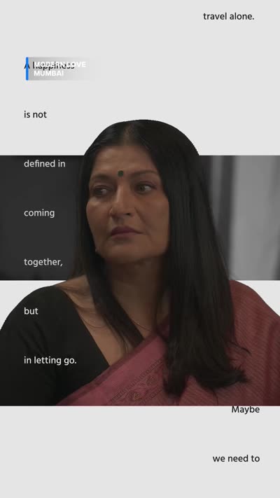 Single words placed down the frame in small black type on white