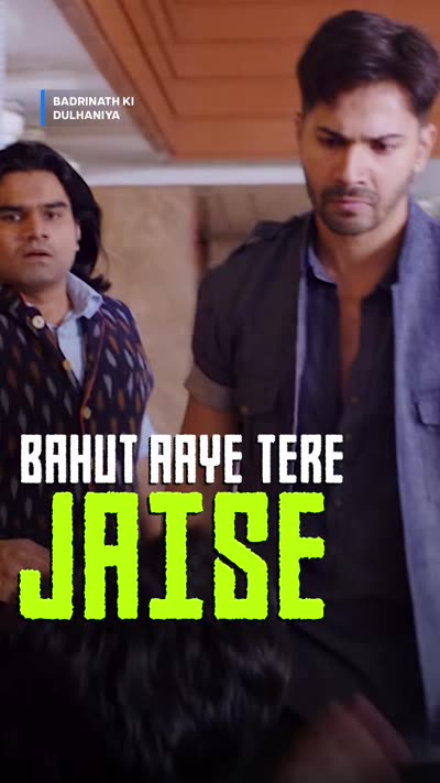 'BAHUT AAYE TERE' above 'JAISE' in acid green, bug reading LAILA MAJNU